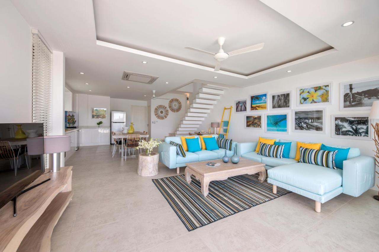 Beachside Villa - B18 - At Bayside Luxury Villas Samrong Bay Beach, 4 Bed 5 Bath, Sea & Sunset Views, Only 200M Walk To The Beach Choeng Mon 외부 사진