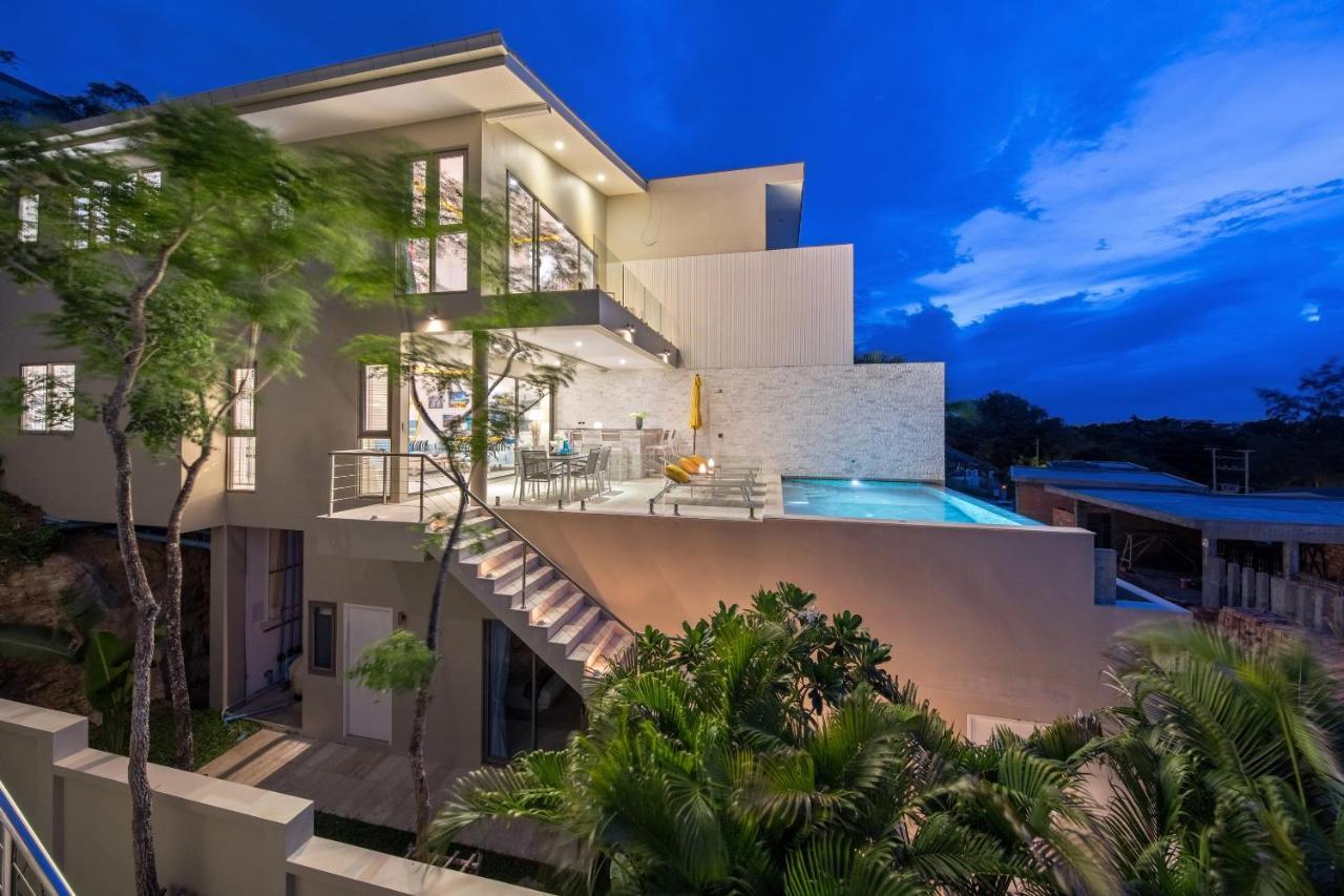 Beachside Villa - B18 - At Bayside Luxury Villas Samrong Bay Beach, 4 Bed 5 Bath, Sea & Sunset Views, Only 200M Walk To The Beach Choeng Mon 외부 사진