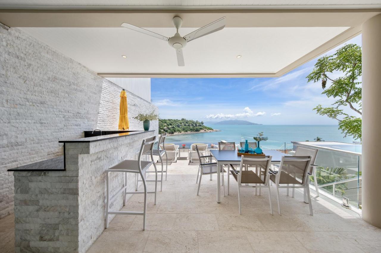Beachside Villa - B18 - At Bayside Luxury Villas Samrong Bay Beach, 4 Bed 5 Bath, Sea & Sunset Views, Only 200M Walk To The Beach Choeng Mon 외부 사진